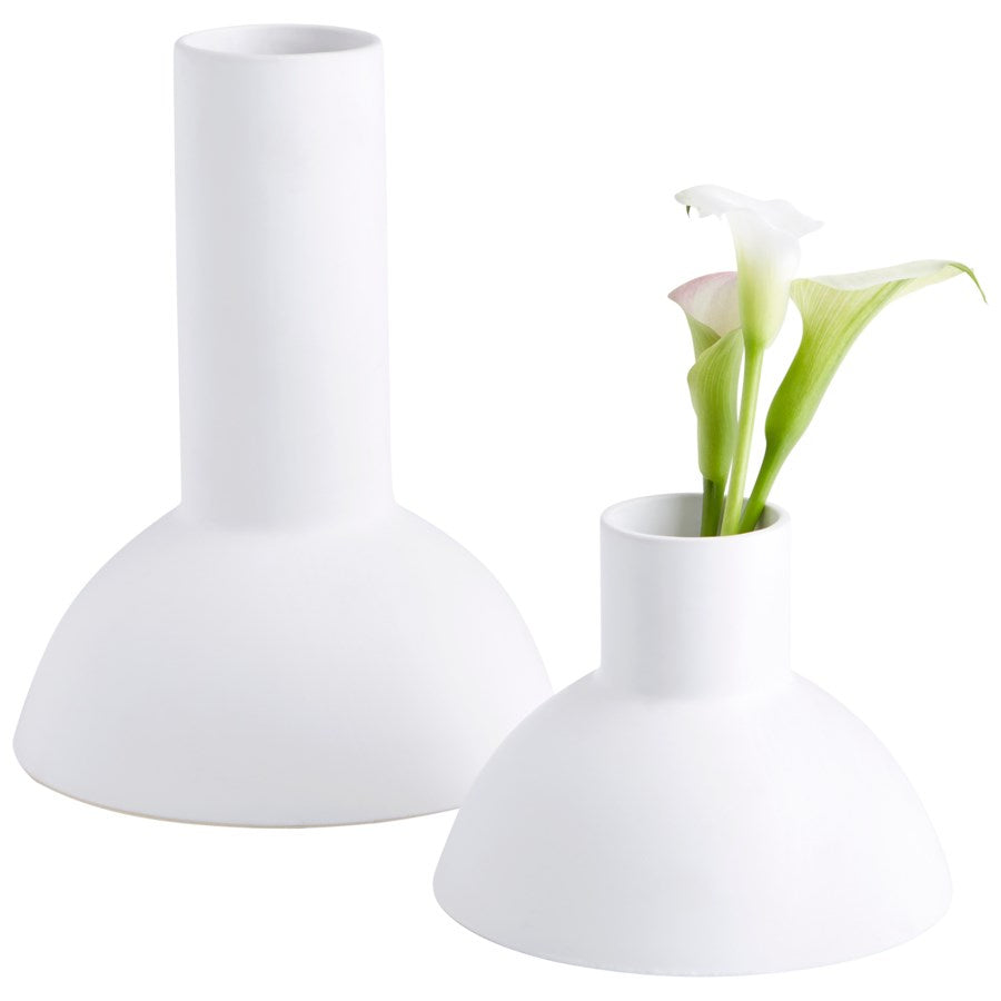Cyan 10827 Vases & Planters - White
