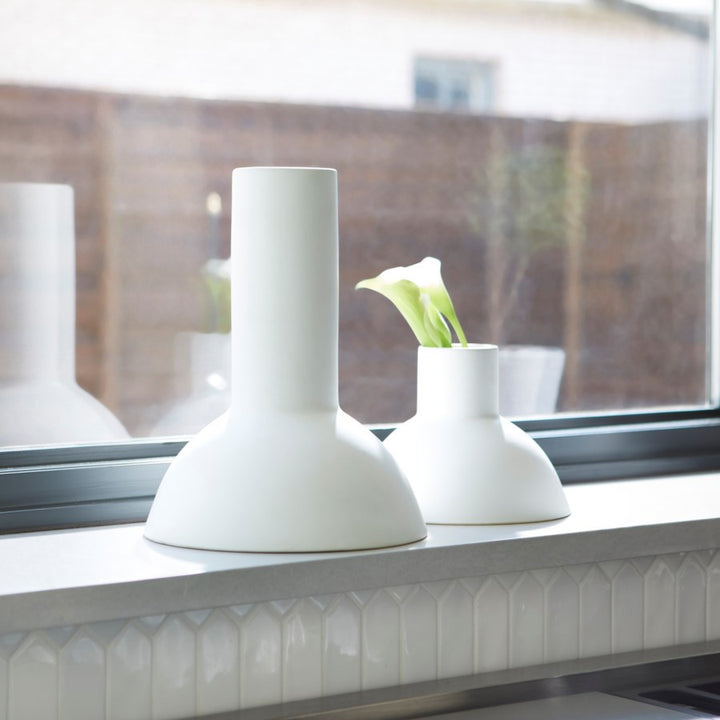 Cyan 10827 Vases & Planters - White