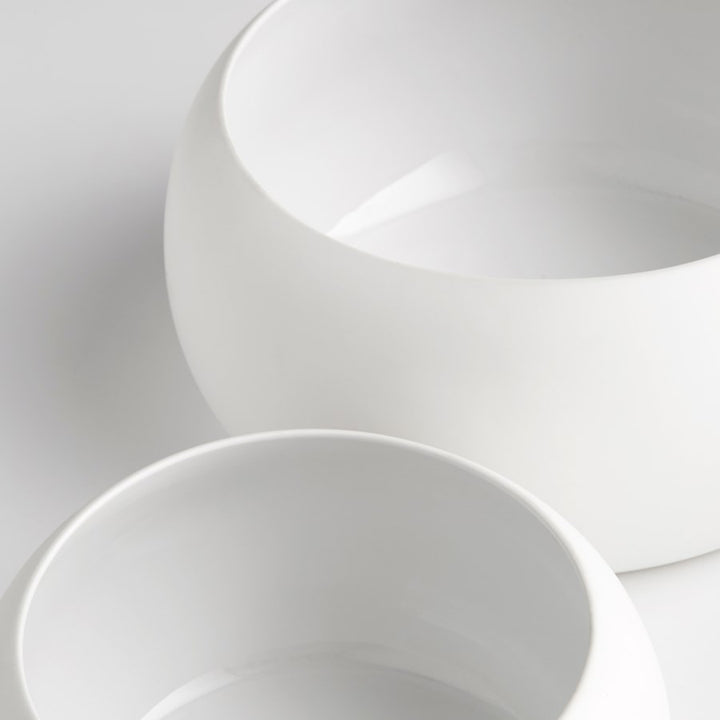 Cyan 10829 Bowls & Plates - White