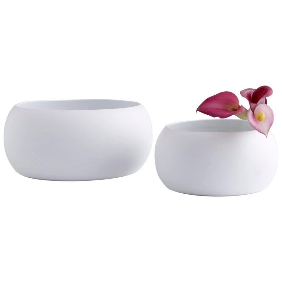 Cyan 10829 Bowls & Plates - White