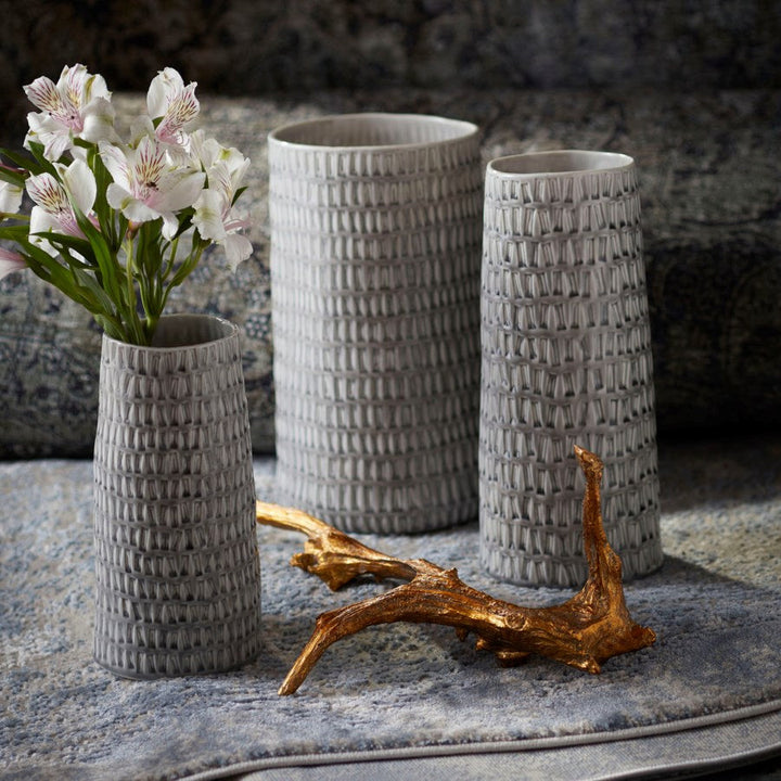 Cyan 10914 Vases & Planters - Oyster Silver