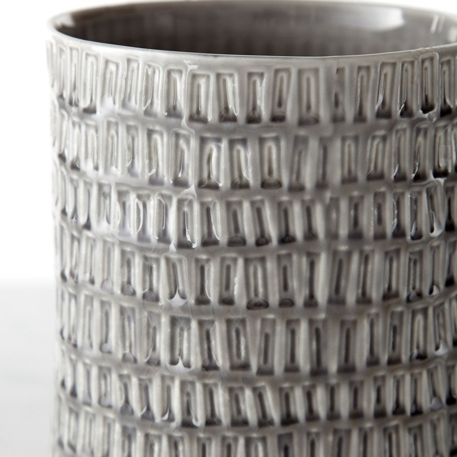 Cyan 10915 Vases & Planters - Oyster Silver