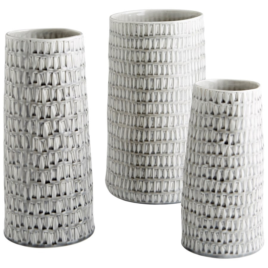 Cyan 10915 Vases & Planters - Oyster Silver