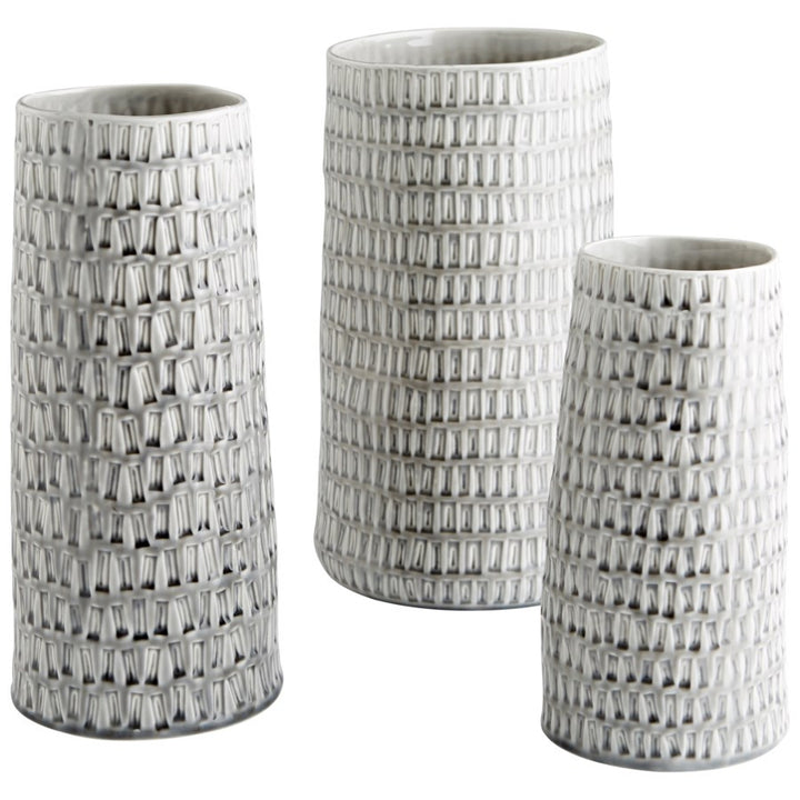 Cyan 10915 Vases & Planters - Oyster Silver