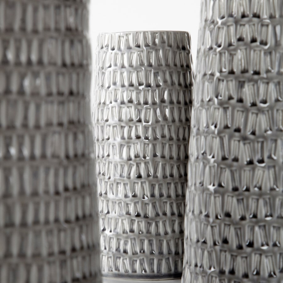 Cyan 10915 Vases & Planters - Oyster Silver
