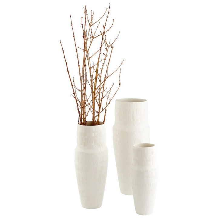 Cyan 10920 Vases & Planters - White