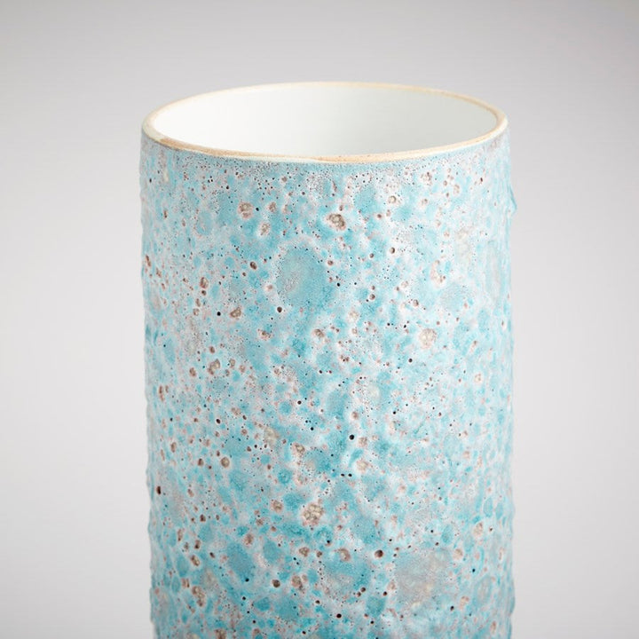 Cyan 10935 Vases & Planters - Mottled Pale Blue