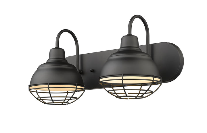 Millennium Neo-Industrial 5422-MB Bath Vanity Light 18 in. wide - Matte Black
