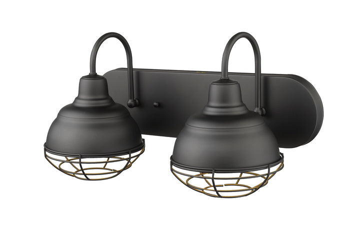 Millennium Neo-Industrial 5422-MB Bath Vanity Light 18 in. wide - Matte Black