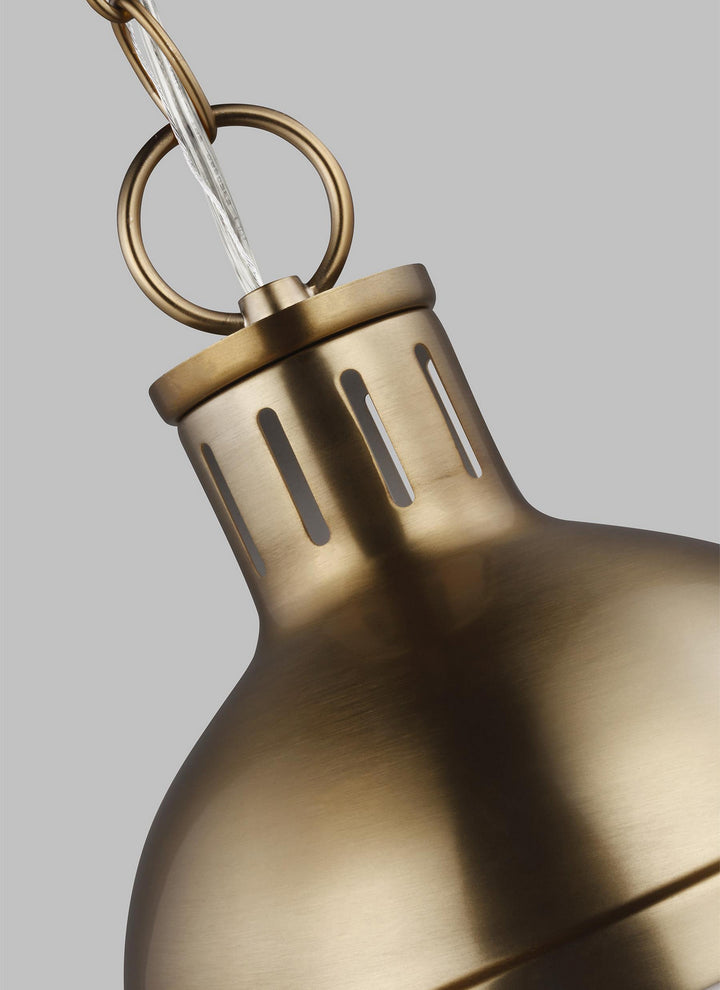 Visual Comfort Studio Hanks 6177101-848 Pendant Light - Satin Brass