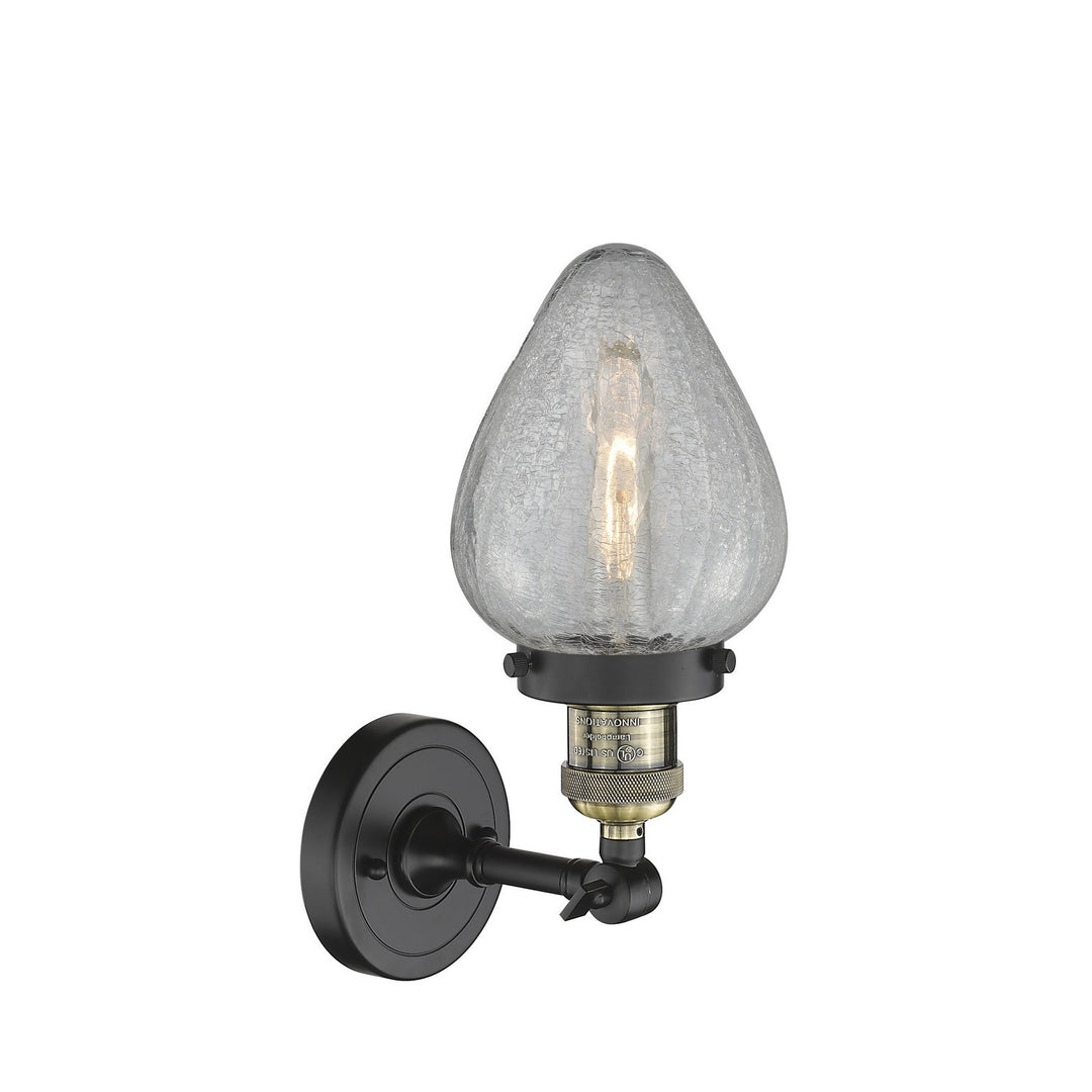 Innovations Franklin Restoration 203-BAB-G165-LED Wall Sconce Light - Black Antique Brass