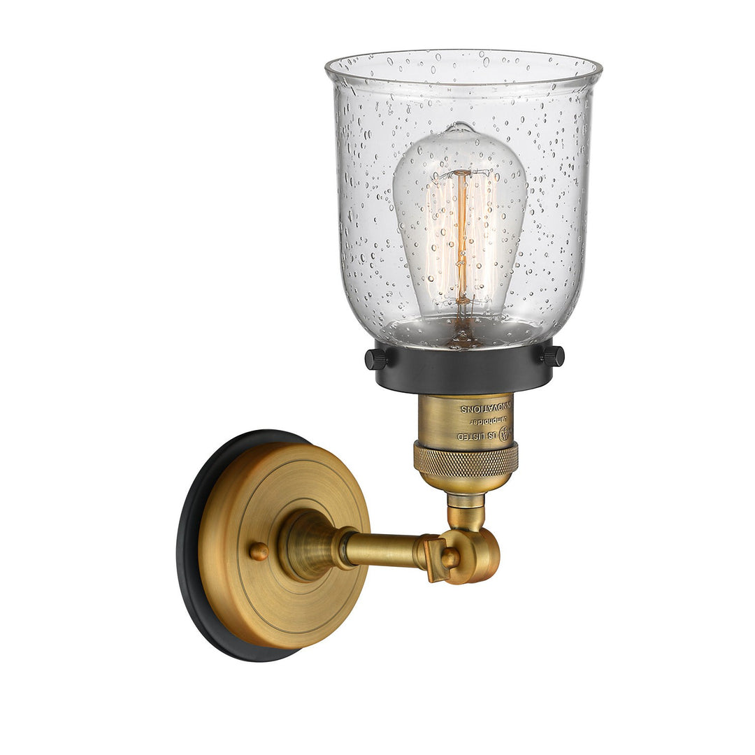 Innovations Franklin Restoration 203BP-BABK-G54 Wall Sconce Light - Black Antique Brass