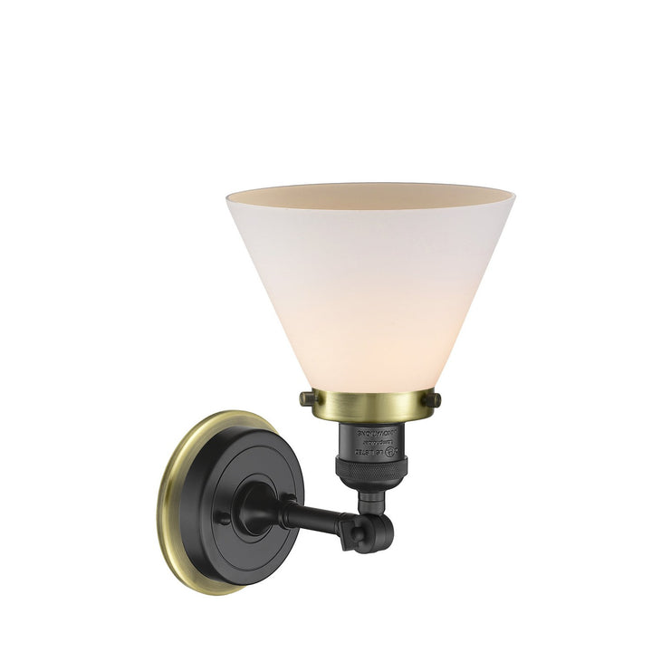 Innovations Franklin Restoration 203BP-BKAB-G41 Wall Sconce Light - Matte Black