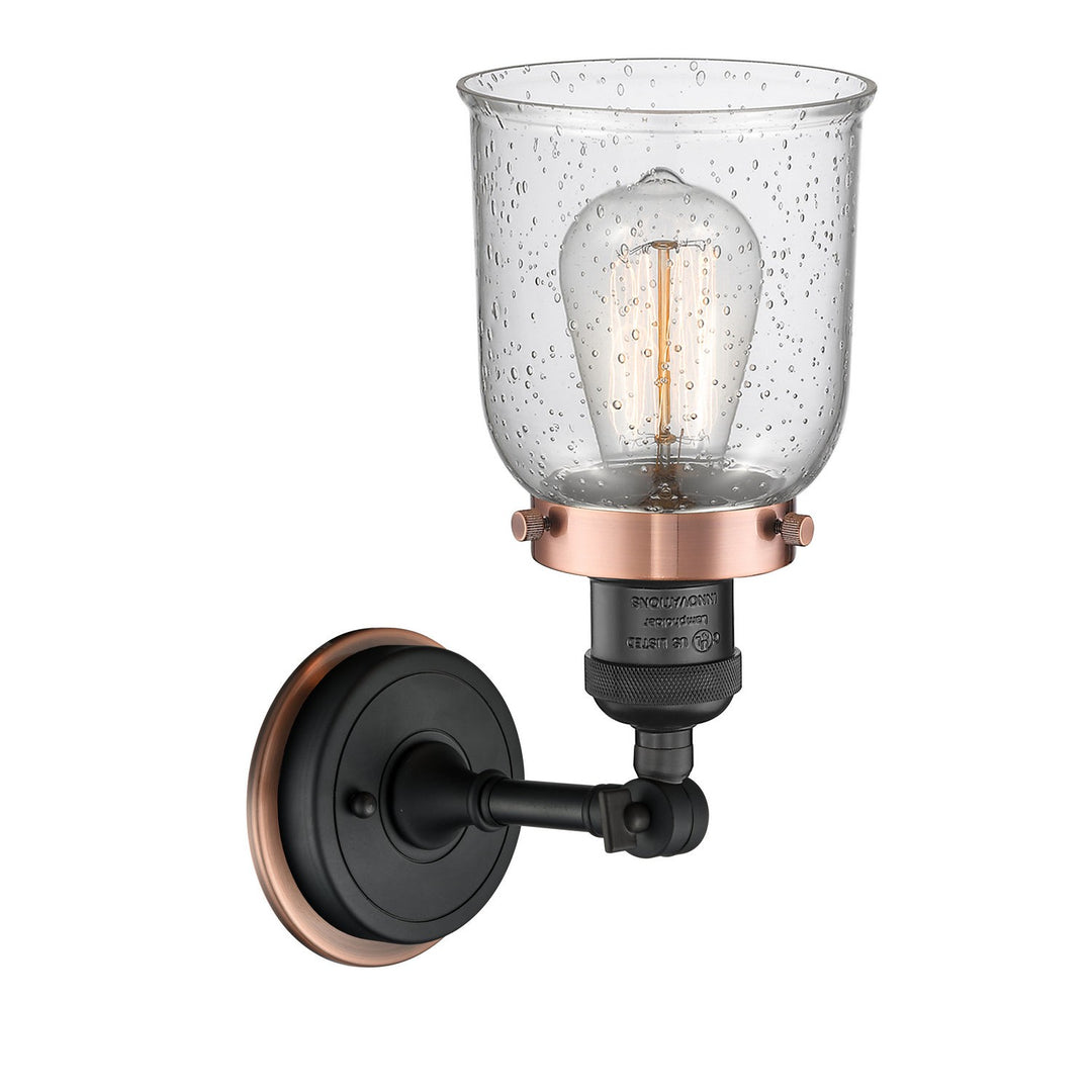 Innovations Franklin Restoration 203BP-BKAC-G54 Wall Sconce Light - Black Antique Brass