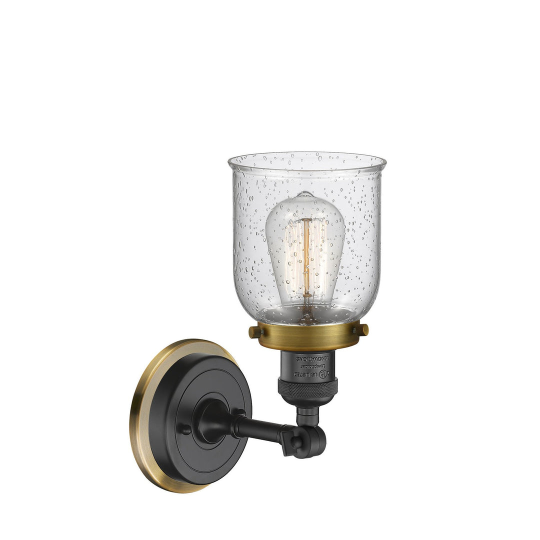 Innovations Franklin Restoration 203BP-BKBB-G54 Wall Sconce Light - Black Antique Brass