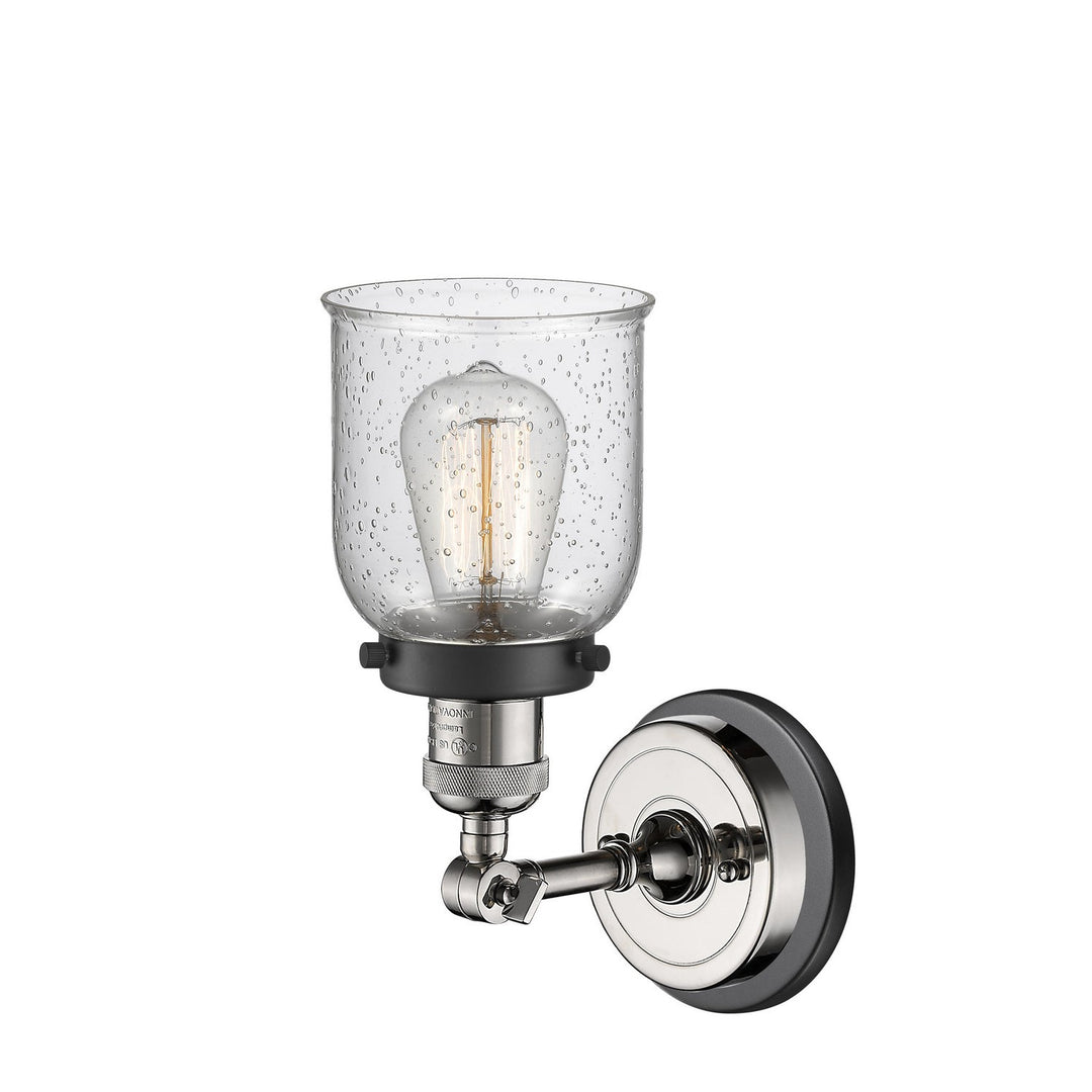 Innovations Franklin Restoration 203BP-PNBK-G54 Wall Sconce Light - Polished Nickel