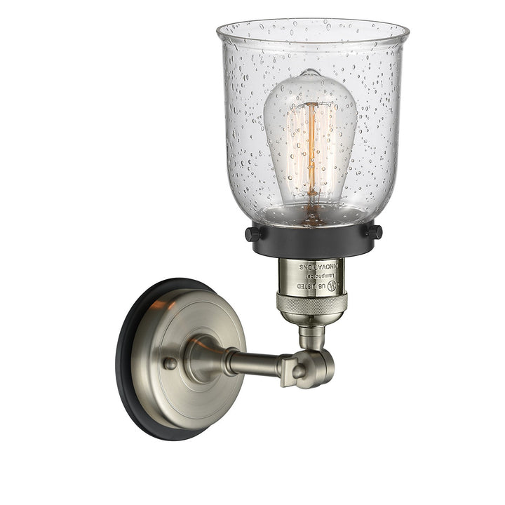Innovations Franklin Restoration 203BP-SNBK-G54 Wall Sconce Light - Brushed Satin Nickel