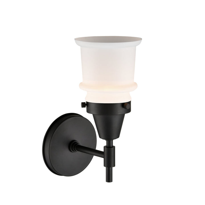 Innovations Caden 447-1W-BK-G181S Wall Sconce Light - Matte Black