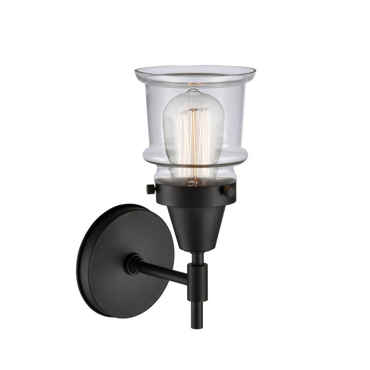 Innovations Caden 447-1W-BK-G182S Wall Sconce Light - Matte Black