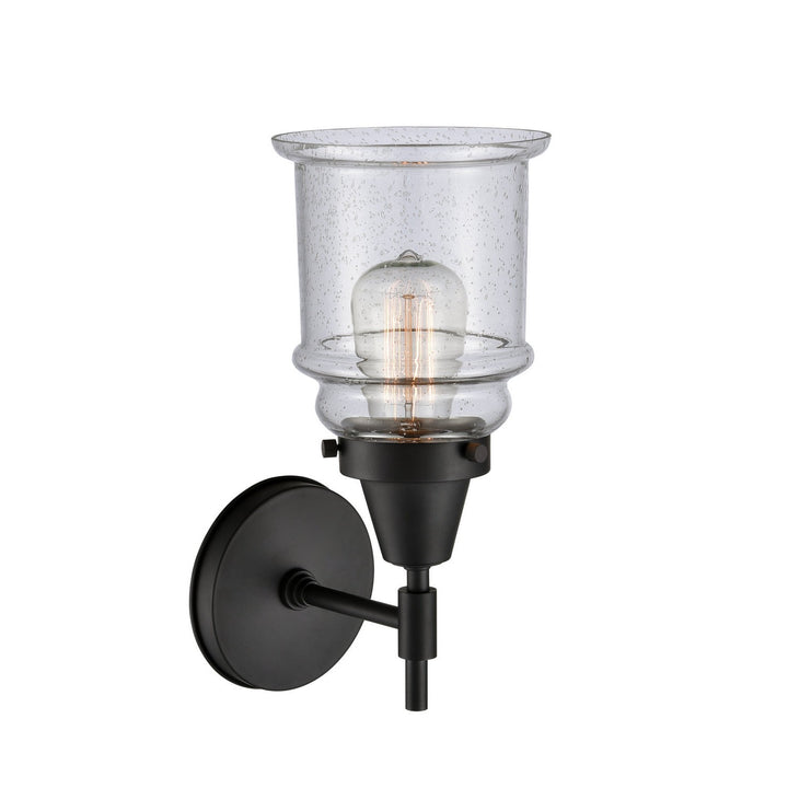Innovations Caden 447-1W-BK-G184-LED Wall Sconce Light - Matte Black