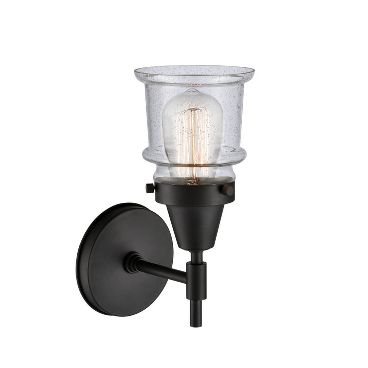 Innovations Caden 447-1W-BK-G184S-LED Wall Sconce Light - Matte Black