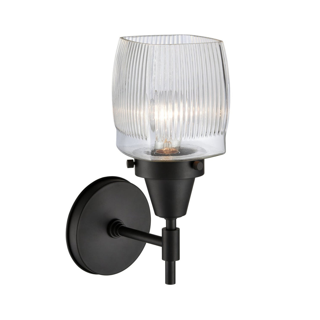 Innovations Caden 447-1W-BK-G302-LED Wall Sconce Light - Matte Black