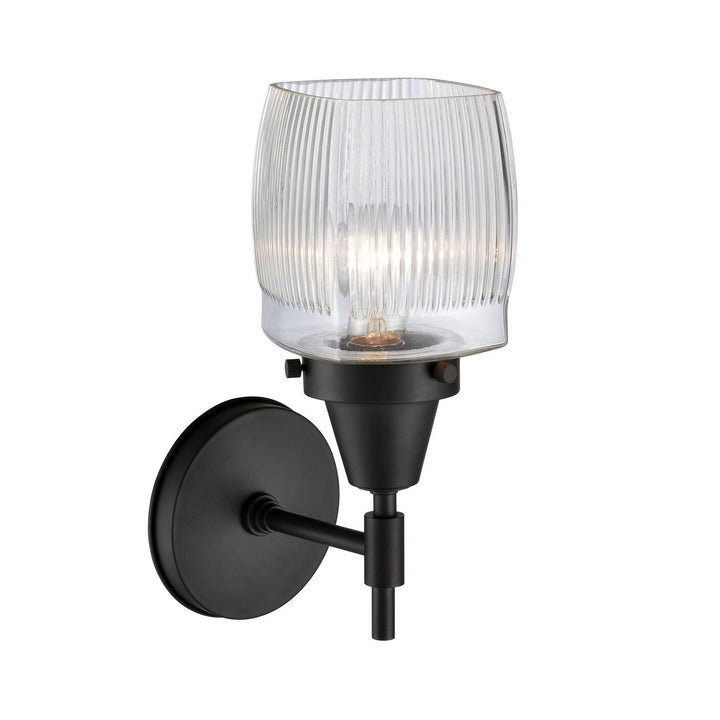 Innovations Caden 447-1W-BK-G302-LED Wall Sconce Light - Matte Black