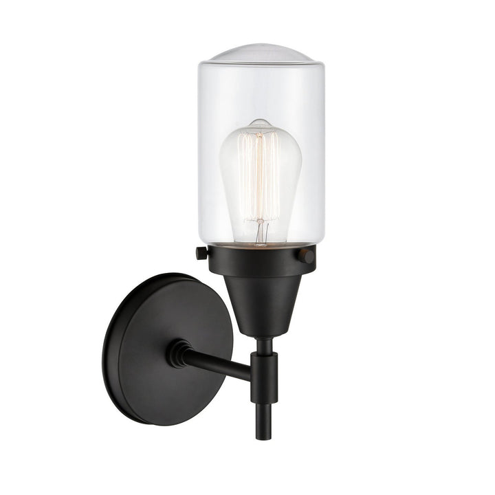 Innovations Caden 447-1W-BK-G312 Wall Sconce Light - Matte Black