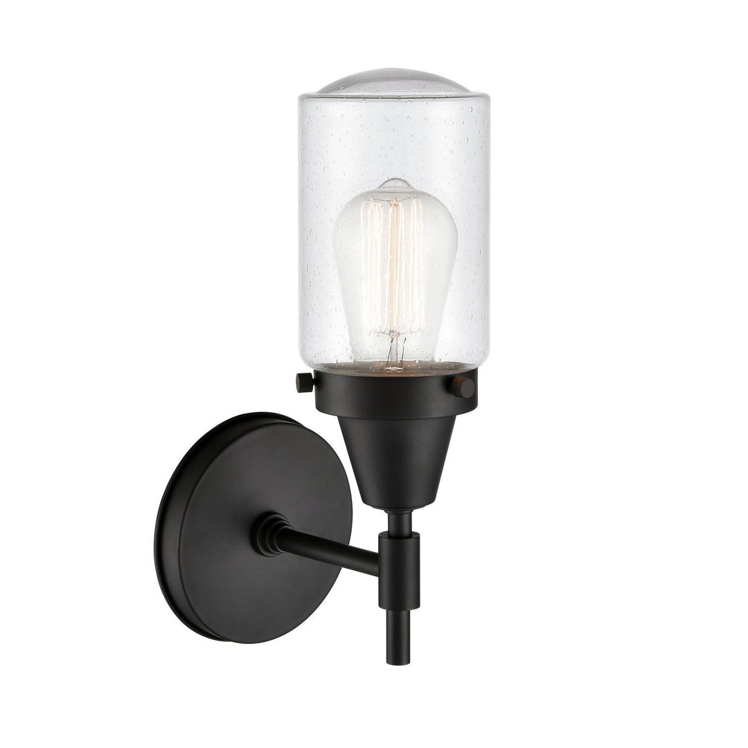 Innovations Caden 447-1W-BK-G314 Wall Sconce Light - Matte Black