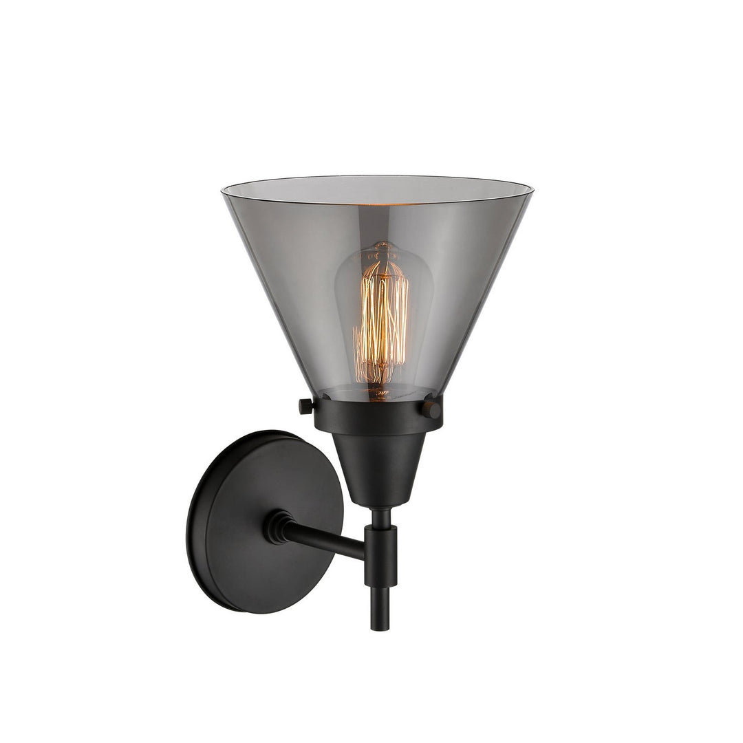 Innovations Caden 447-1W-BK-G43-LED Wall Sconce Light - Matte Black