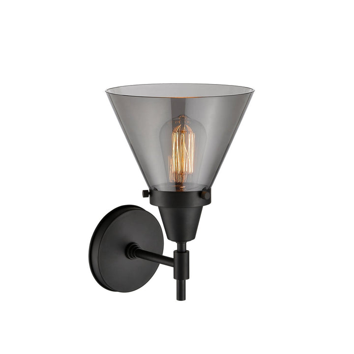 Innovations Caden 447-1W-BK-G43-LED Wall Sconce Light - Matte Black
