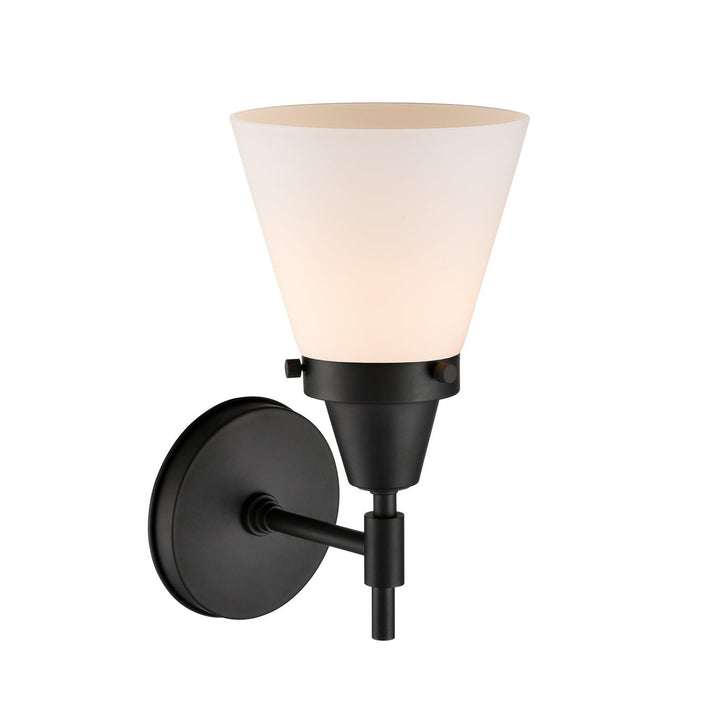 Innovations Caden 447-1W-BK-G61-LED Wall Sconce Light - Matte Black