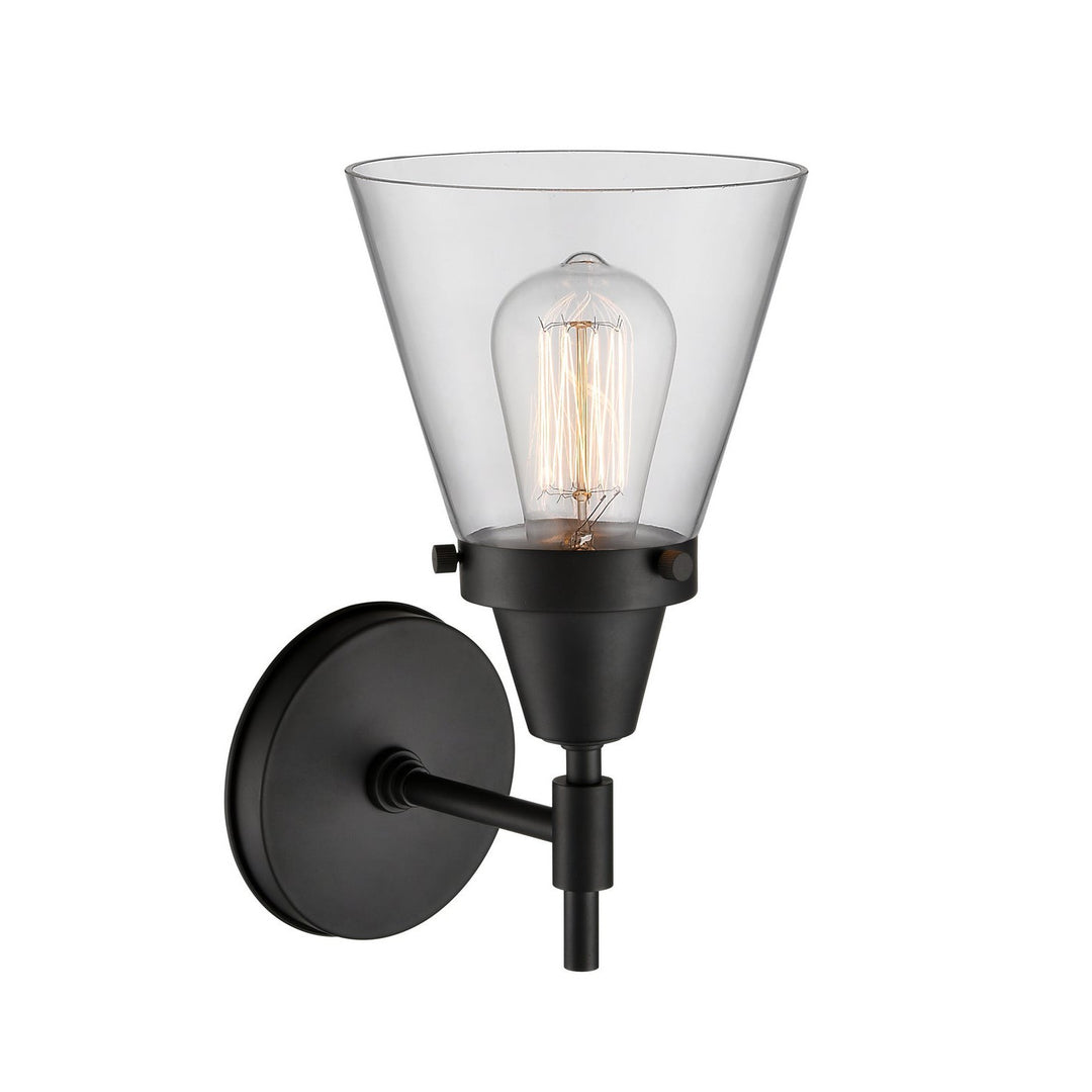 Innovations Caden 447-1W-BK-G62 Wall Sconce Light - Matte Black