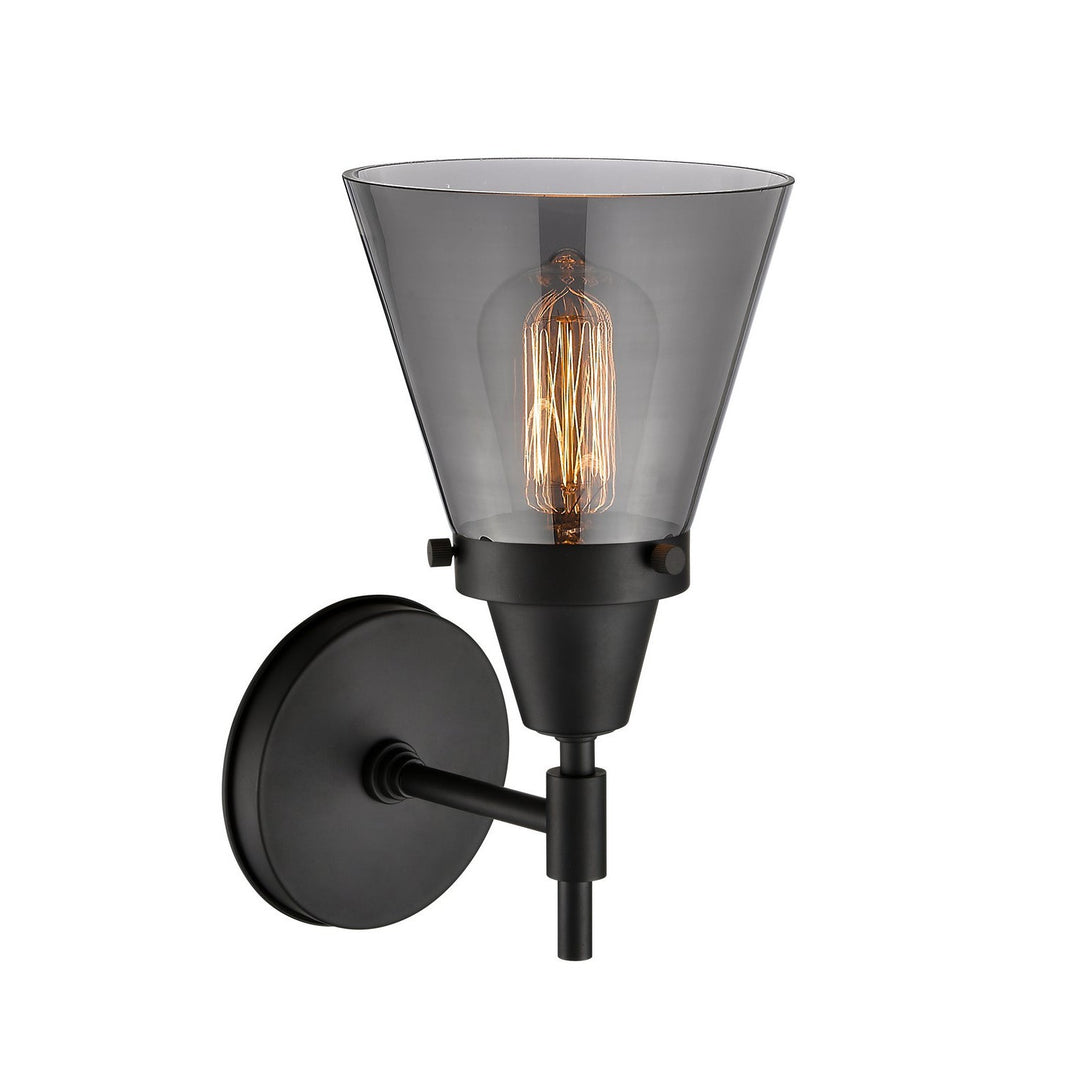 Innovations Caden 447-1W-BK-G63-LED Wall Sconce Light - Matte Black
