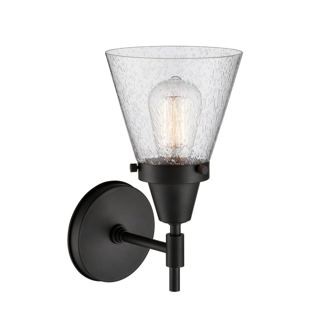 Innovations Caden 447-1W-BK-G64 Wall Sconce Light - Matte Black