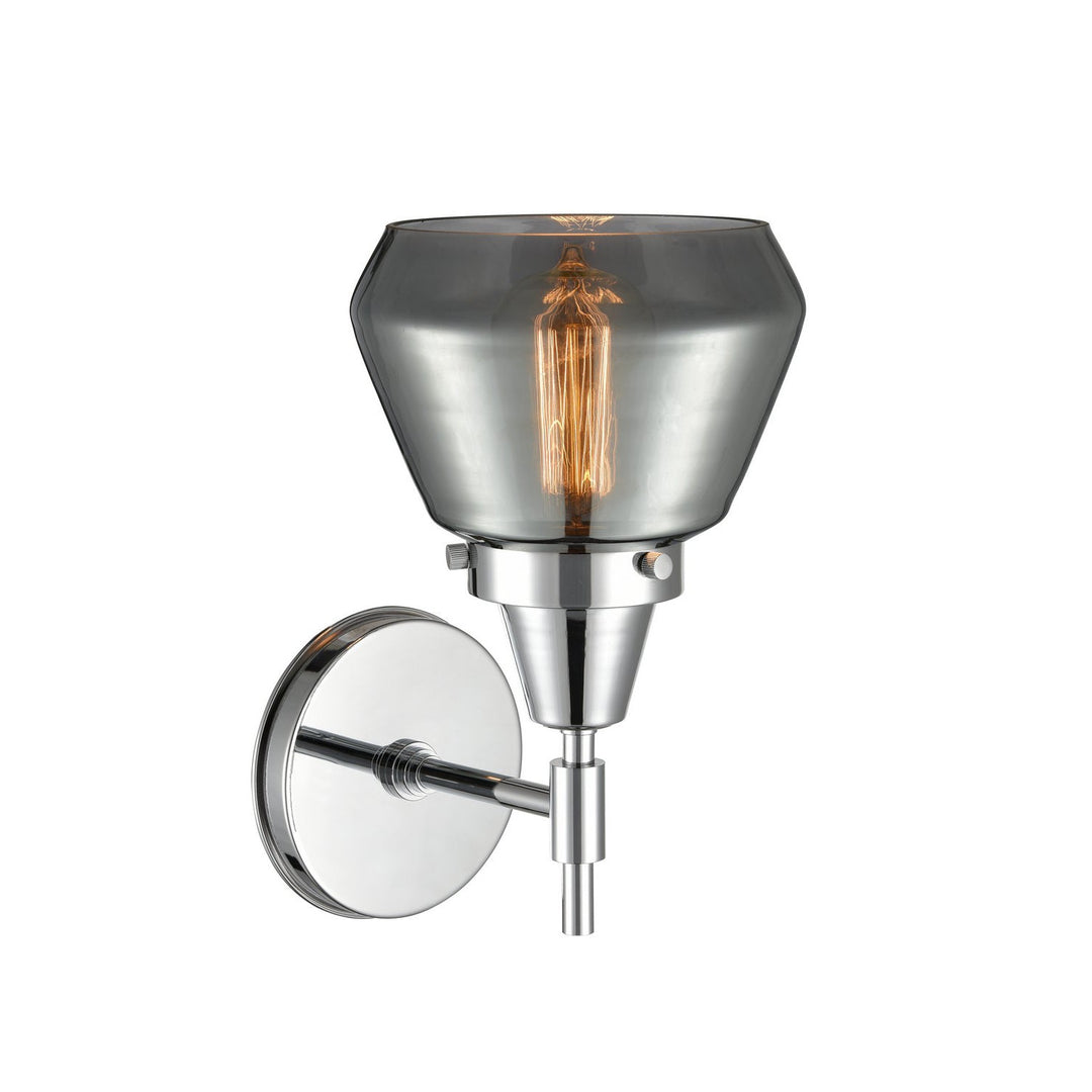 Innovations Caden 447-1W-PC-G173 Wall Sconce Light - Polished Chrome