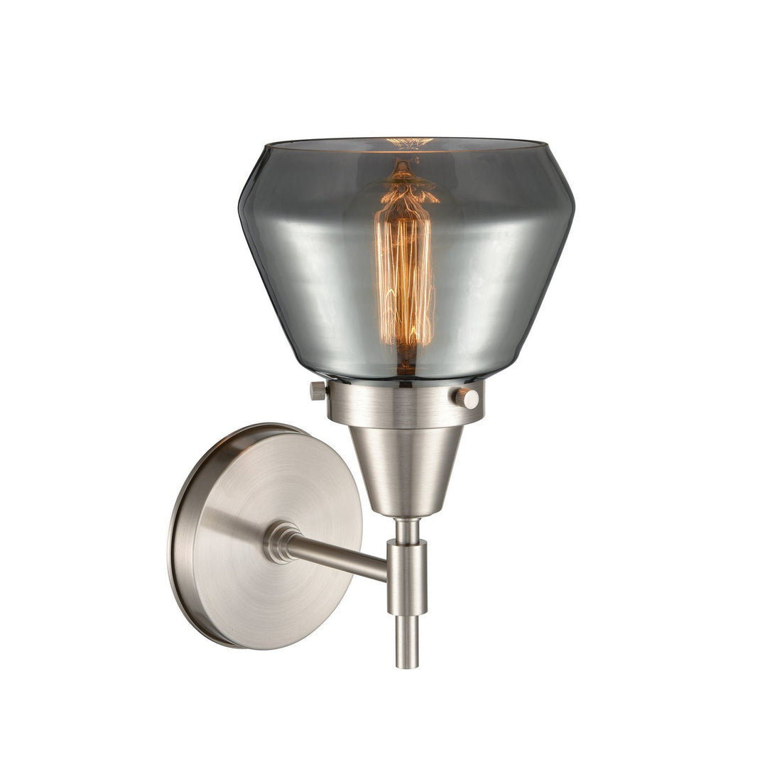 Innovations Caden 447-1W-SN-G173 Wall Sconce Light - Satin Nickel