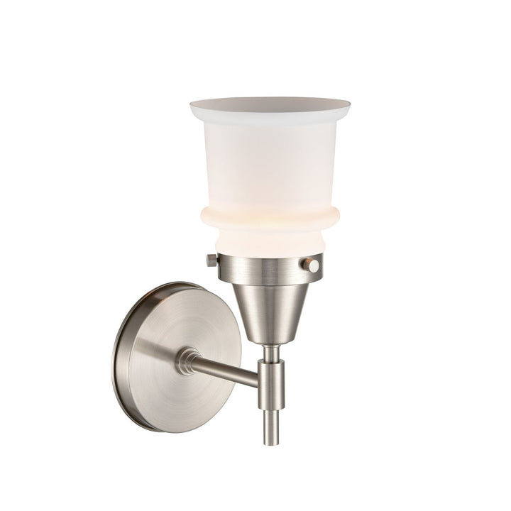 Innovations Caden 447-1W-SN-G181S-LED Wall Sconce Light - Satin Nickel