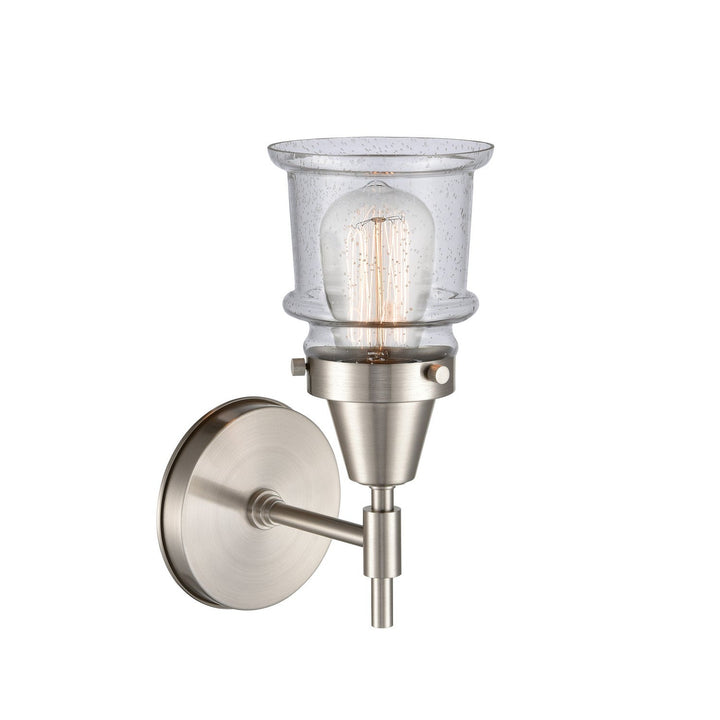 Innovations Caden 447-1W-SN-G184S-LED Wall Sconce Light - Satin Nickel