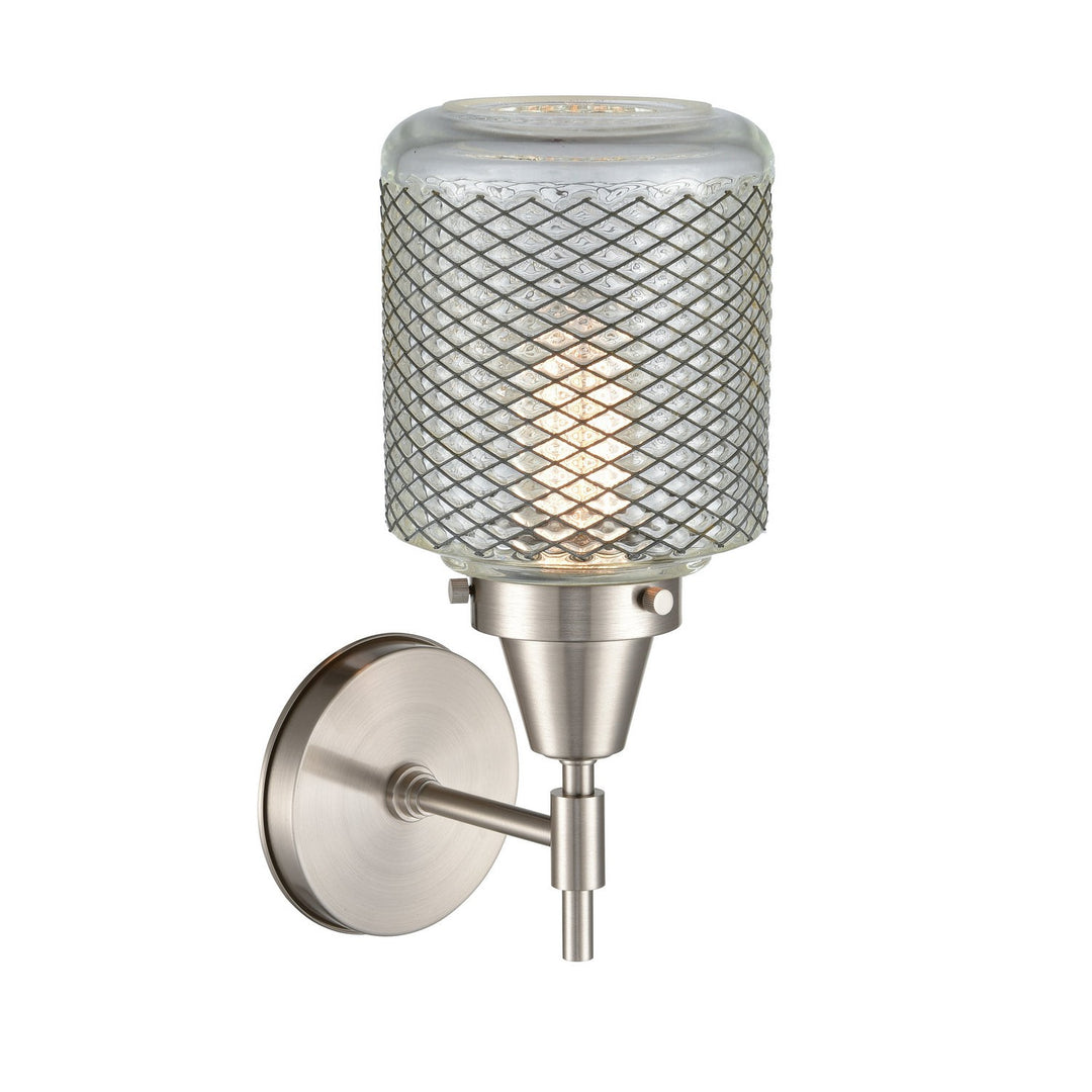 Innovations Caden 447-1W-SN-G262-LED Wall Sconce Light - Satin Nickel