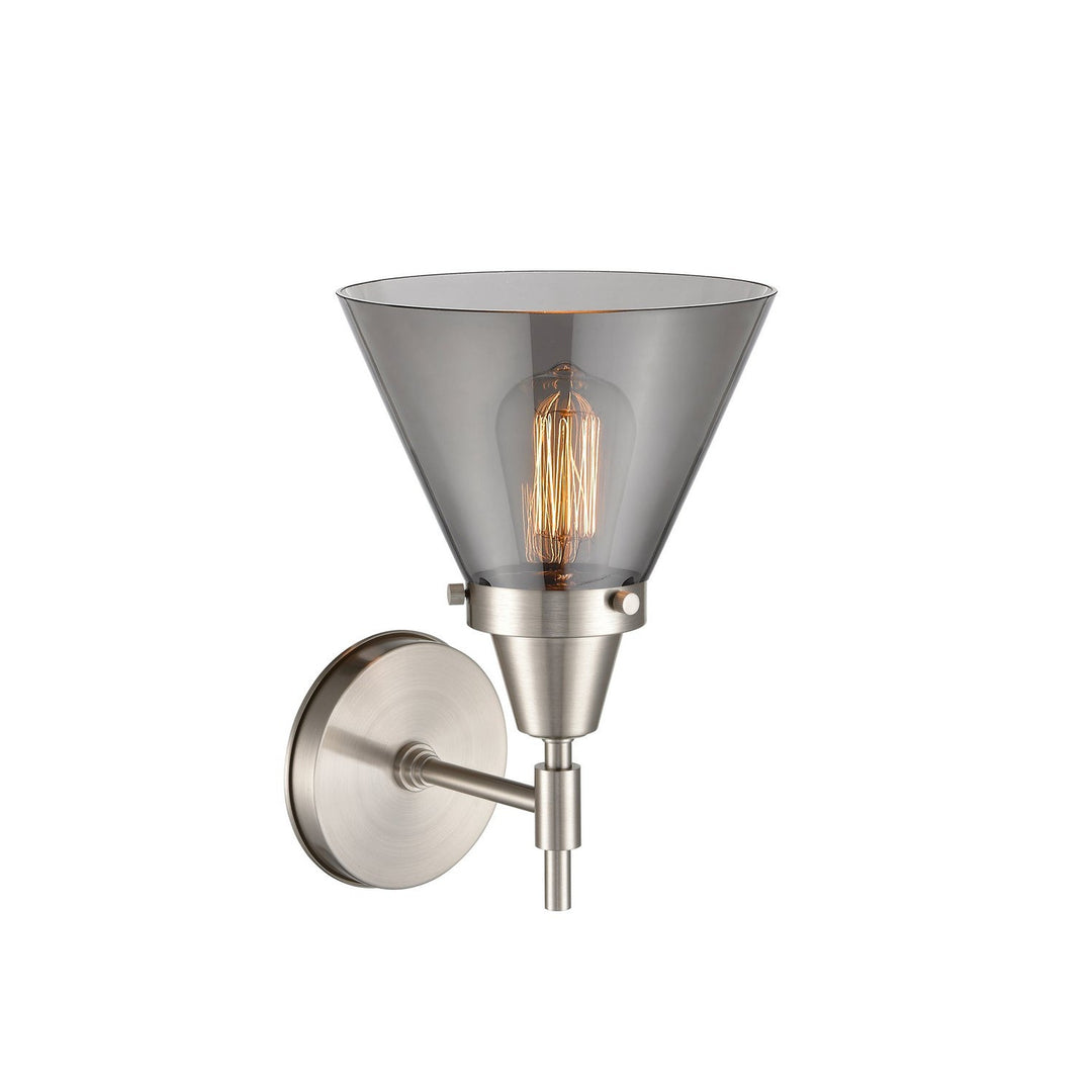 Innovations Caden 447-1W-SN-G43-LED Wall Sconce Light - Satin Nickel