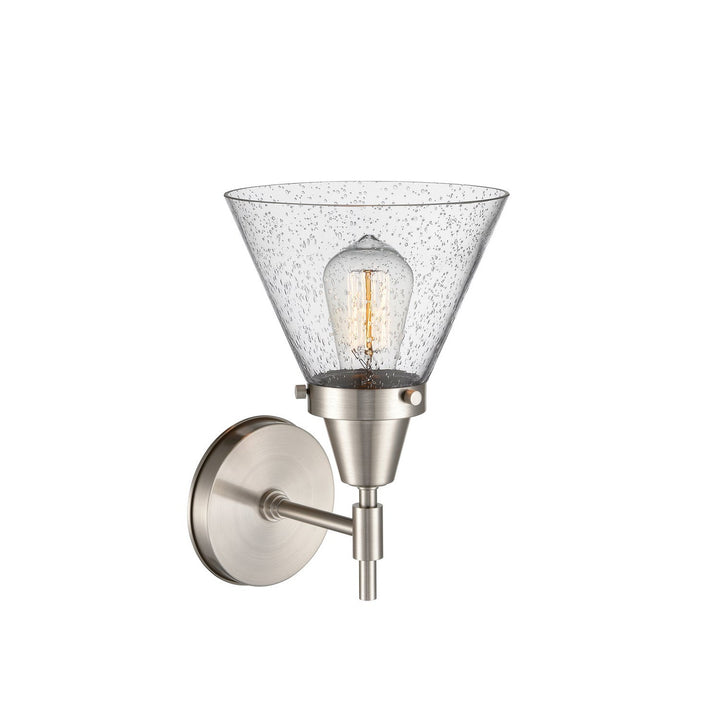 Innovations Caden 447-1W-SN-G44-LED Wall Sconce Light - Satin Nickel