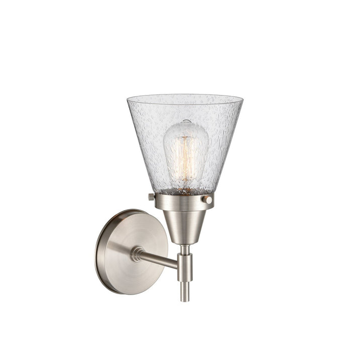 Innovations Caden 447-1W-SN-G64-LED Wall Sconce Light - Satin Nickel