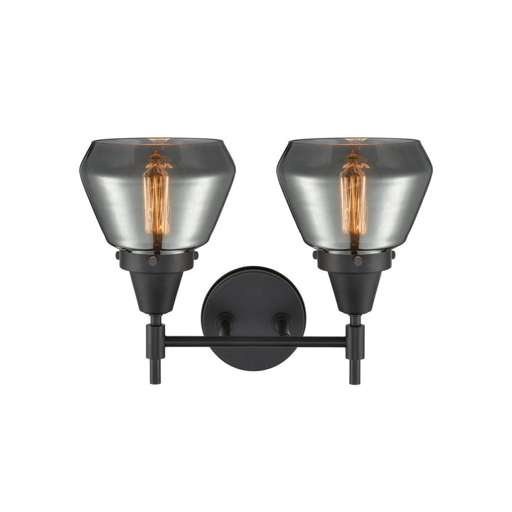 Innovations Caden 447-2W-BK-G173 Bath Vanity Light 16 in. wide - Matte Black
