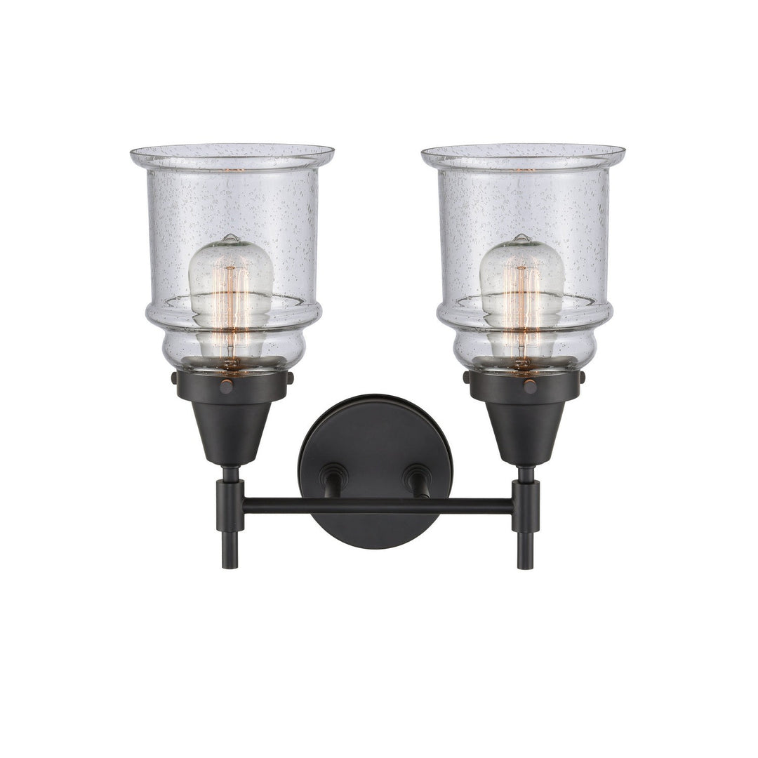 Innovations Caden 447-2W-BK-G184 Bath Vanity Light 15 in. wide - Matte Black