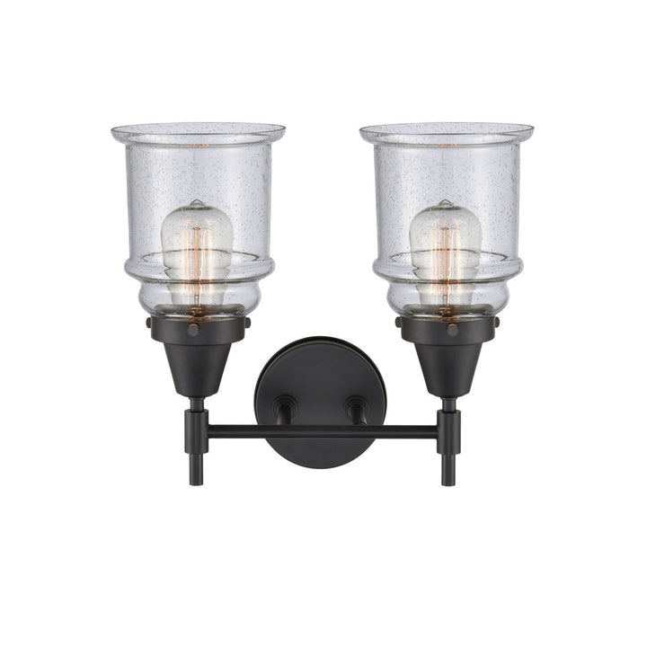 Innovations Caden 447-2W-BK-G184 Bath Vanity Light 15 in. wide - Matte Black