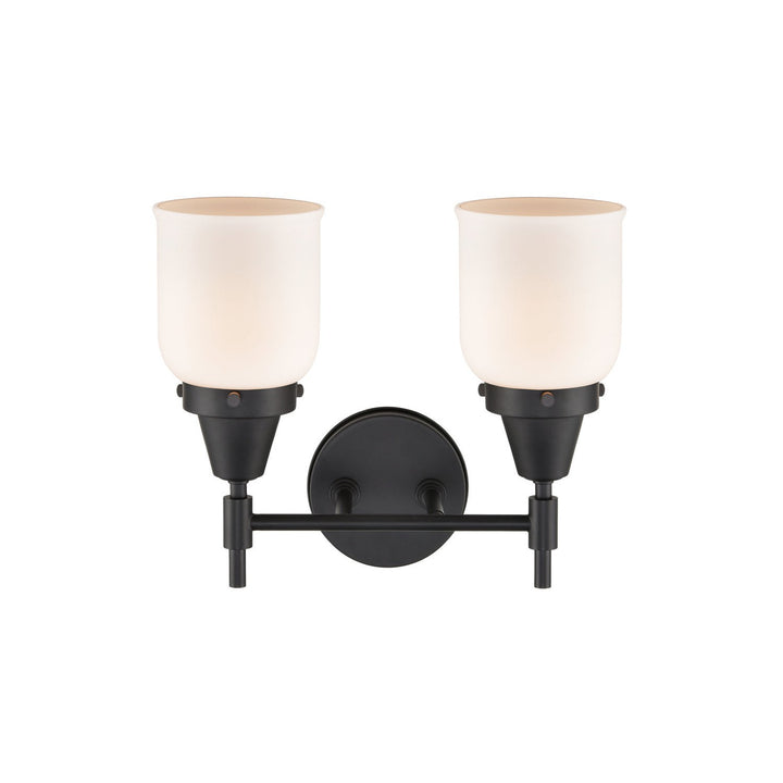 Innovations Caden 447-2W-BK-G51 Bath Vanity Light 14 in. wide - Matte Black