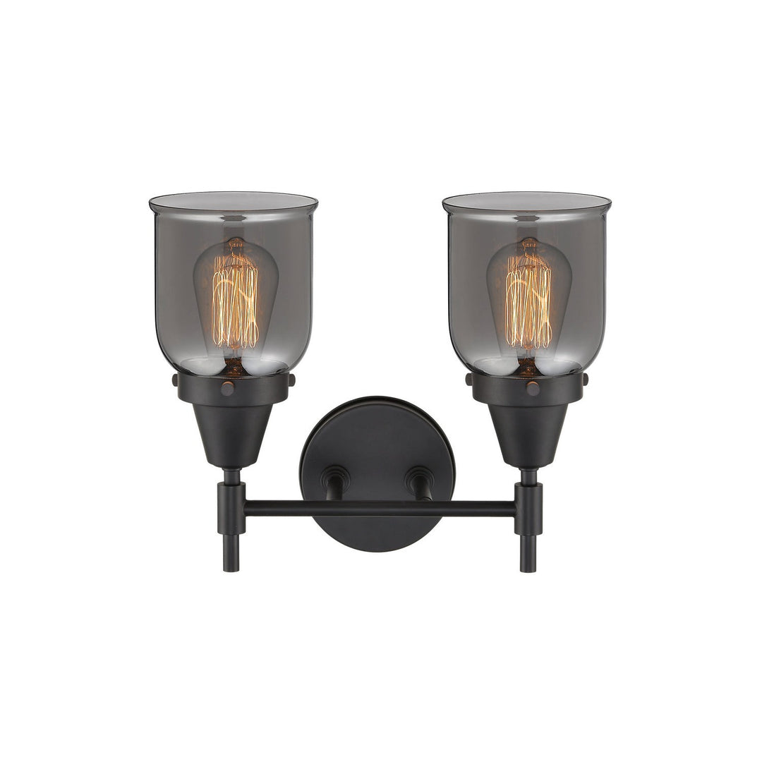 Innovations Caden 447-2W-BK-G53 Bath Vanity Light 14 in. wide - Matte Black