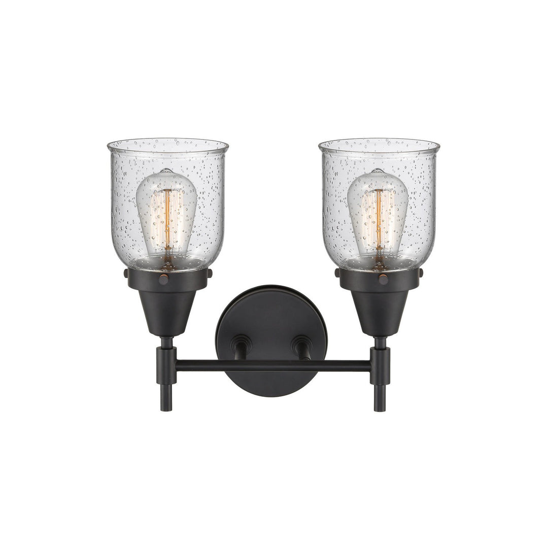 Innovations Caden 447-2W-BK-G54 Bath Vanity Light 14 in. wide - Matte Black