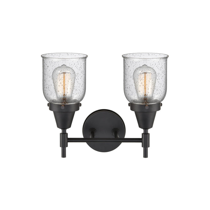 Innovations Caden 447-2W-BK-G54 Bath Vanity Light 14 in. wide - Matte Black